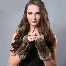 Load image into Gallery viewer, Rabbit Stylish Fur Cuffs Accessories - Fluted &amp; Soft For Women&#39;s Arms - Ailime Designs