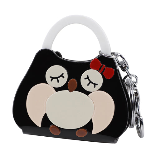 Owl Pattern Handbag Shape Keychain Charms - Ailime Designs - Ailime Designs