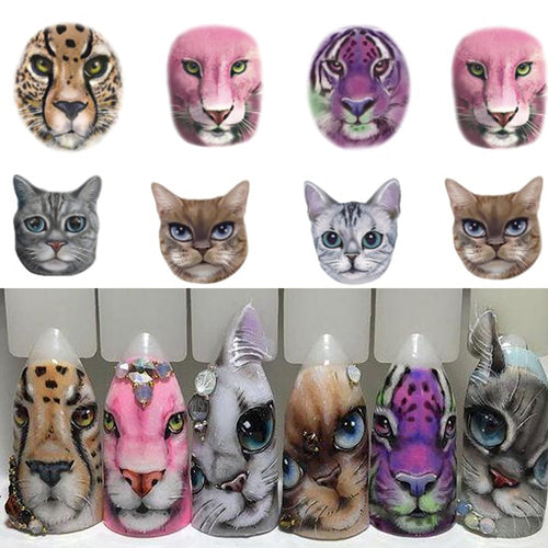 Beautiful Fierce Big & Small Cats Decals - Ailime Designs - Ailime Designs