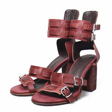 Load image into Gallery viewer, Women&#39;s Gladiator Buckle Strap Ankle Design High Heels
