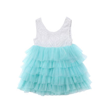 Load image into Gallery viewer, Children&#39;s Sleeveless Layered Tulle Design Dresses - Ailime Design - Ailime Designs