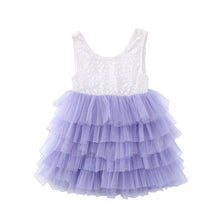 Load image into Gallery viewer, Children&#39;s Sleeveless Layered Tulle Design Dresses - Ailime Design - Ailime Designs