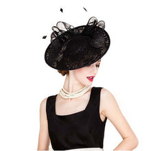 Load image into Gallery viewer, Women&#39;s Linen Style Design Fan Wheel Hats - Ailime Designs