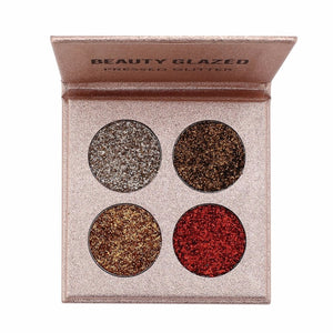 Glitter Eyeshadow  Pressed Palette Makeup - Ailime Designs - Ailime Designs