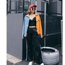 Load image into Gallery viewer, Women&#39;s Street wear Block Print Denim Jackets