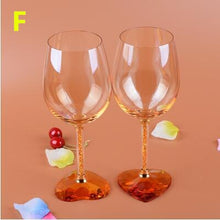 Load image into Gallery viewer, Beautiful Pink Leaf Shape Base Design Goblet Glasses - Ailime Designs