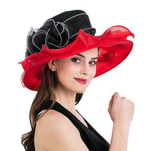 Load image into Gallery viewer, Women’s Fine Quality Wide Brim Designer Style Hats - Ailime Designs