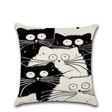 Load image into Gallery viewer, Cute Cat Design Illustrations Throw Pillows