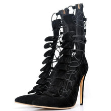Load image into Gallery viewer, Women&#39;s Sexy Hollow-cut Design Shoe Ankle Boots