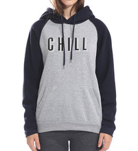 Load image into Gallery viewer, Novelty Letter Print CHILL Signage Sweatshirt Hoodies - Ailime Designs