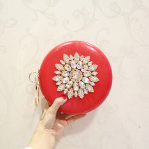 Women's Small Oval Round Decorative Evening Purses - Ailime Designs
