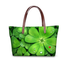 Load image into Gallery viewer, Women&#39;s Leaf Print Design Tote Bags - Ailime Designs