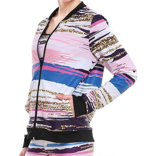 Sunset Land Jacket Hoddies For Women - Zipper Front & Side Pockets - Ailime Designs