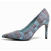 Load image into Gallery viewer, Women&#39;s Business Casual Style Printed Pumps - Ailime Designs