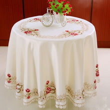 Load image into Gallery viewer, Elegant European Style Embroidered Tablecloths - Ailime Designs