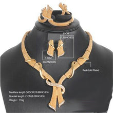 Load image into Gallery viewer, Women&#39;s Turkish Crystal 2pc Necklace Sets