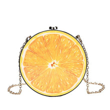 Load image into Gallery viewer, Women&#39;s Conversational Screen Print Fruit Design Messenger Bag - Ailime Designs