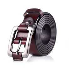 Load image into Gallery viewer, Women&#39;s Leather Solid Belts - Ailime Designs