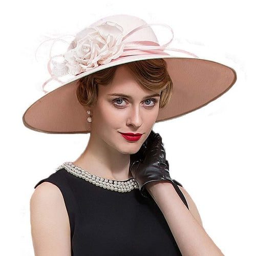 Elegant Wide Brim Classic Style Women's Hats - Ailime Designs