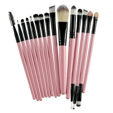 Load image into Gallery viewer, Best Professional 15pc Makeup Brush Sets - Ailime Designs - Ailime Designs