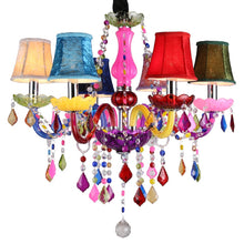 Load image into Gallery viewer, Modern Multi Color Shade Chandelier Light Fixture