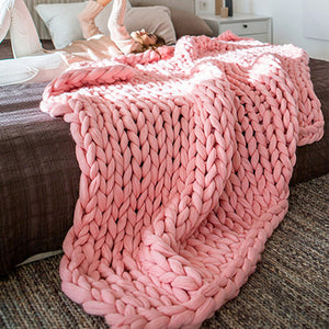 Extra Thick Crocheted Bed/Sofa Blankets - Ailime Designs - Ailime Designs