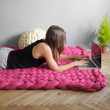 Load image into Gallery viewer, Extra Thick Crocheted Bed/Sofa Blankets - Ailime Designs - Ailime Designs