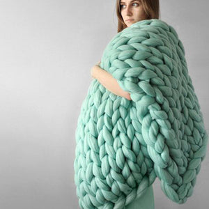 Extra Thick Crocheted Bed/Sofa Blankets - Ailime Designs - Ailime Designs