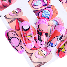 Load image into Gallery viewer, Pop Art Bubble Gum Decal Nail Art Stickers - Ailime Designs - Ailime Designs