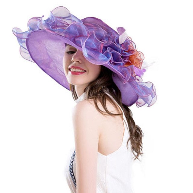 Organza Double-Layered Women's Hats - Ailime Designs