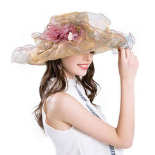 Load image into Gallery viewer, Organza Double-Layered Women&#39;s Hats - Ailime Designs