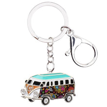 Load image into Gallery viewer, Creative Psychedelic Color Van Design Acrylic Key-chains - Ailime Designs