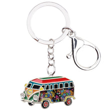 Load image into Gallery viewer, Creative Psychedelic Color Van Design Acrylic Key-chains - Ailime Designs