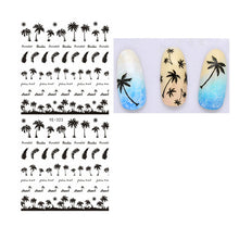 Load image into Gallery viewer, Palm Trees Nail Water Decals - Ailime Designs - Ailime Designs