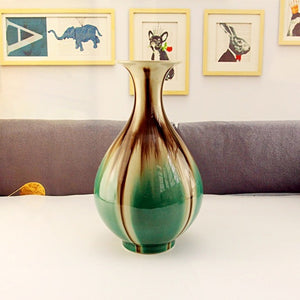Delicate Marble Glazed Ceramic Vases - - Ailime Designs