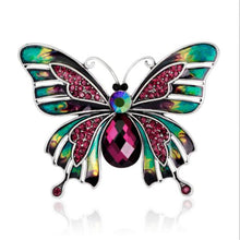 Load image into Gallery viewer, Multi Colored Butterfly Pin Brooch - Ailime Designs