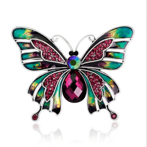 Multi Colored Butterfly Pin Brooch - Ailime Designs