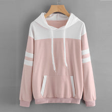 Load image into Gallery viewer, Two-Toned Sweatshirts Winter Hoodies - Women&#39;s Long Sleeve w/ Pockets