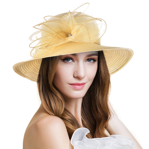 Women's Wide Brim Sun Hats - Ailime Designs