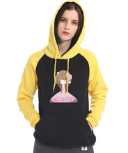 Load image into Gallery viewer, Women&#39;s Streetwear Sweatshirts Hoodies w/ Various Girl Motifs - Long Sleeve Outerwear - Ailime Designs