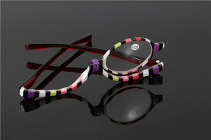 Colorful Magnifying Eye Makeup Spectacles w/ Flip Down Lens - Ailime Designs - Ailime Designs