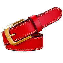 Load image into Gallery viewer, Genuine High Quality Women&#39;s Leather Belts