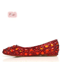 Load image into Gallery viewer, Women’s Beautiful Crystal Design Shoes – Fashion Footwear