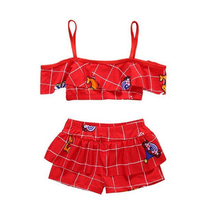 Children's 2 Pc Bikini Swimwear Sets - Ailime Designs
