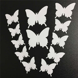 Refrigerator 12 Pcs 3D Butterfly Magnets - Home Decor - Ailime Designs