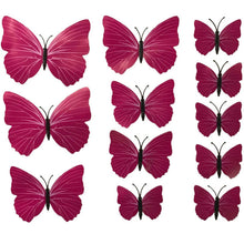 Load image into Gallery viewer, Refrigerator 12 Pcs 3D Butterfly Magnets - Home Decor - Ailime Designs