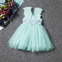 Load image into Gallery viewer, Children’s Elegant Flower Motifs Design Dresses - Ailime Designs - Ailime Designs