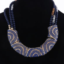 Load image into Gallery viewer, Multi-Colored Beaded Shell Arch Design Necklaces - Ailime Designs