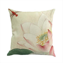 Load image into Gallery viewer, Lotus Flowers Printed Throw Pillowcases - Lovely Home Decorations - Ailime Designs