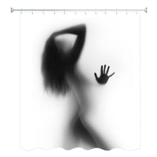 Load image into Gallery viewer, Woman Silhouette Poises - Polyester Waterproof  Shower Curtain - Ailime Designs